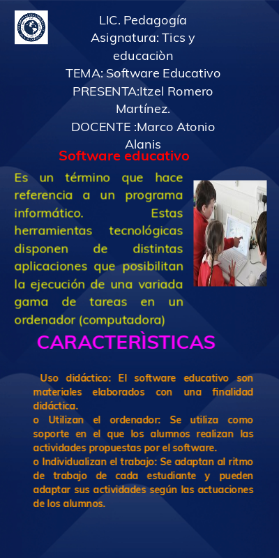 SOFTWARE EDUCATIVO | Genially