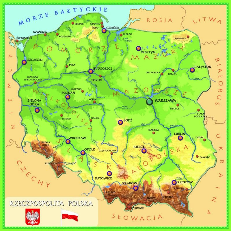 Wędrówki po Polsce. kl.1 | Genially
