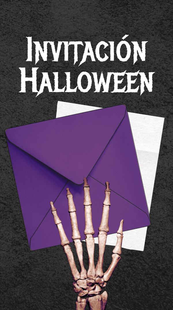 Interactive Invitación halloween template