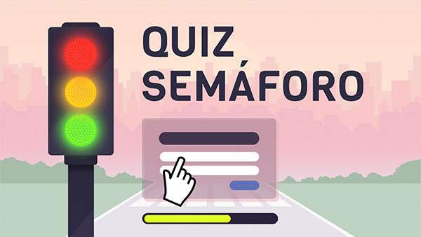 Interactive Quiz semáforo template