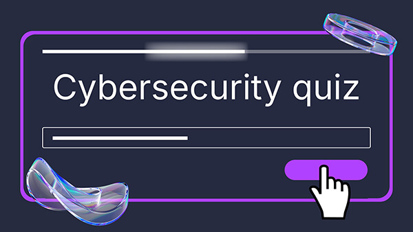 Interactive Cybersecurity quiz template