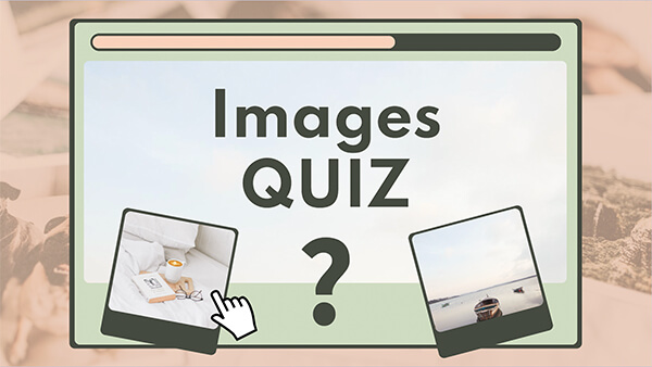 Interactive Quiz imagens template