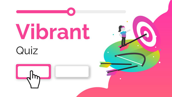 Interactive Quiz vibrant template