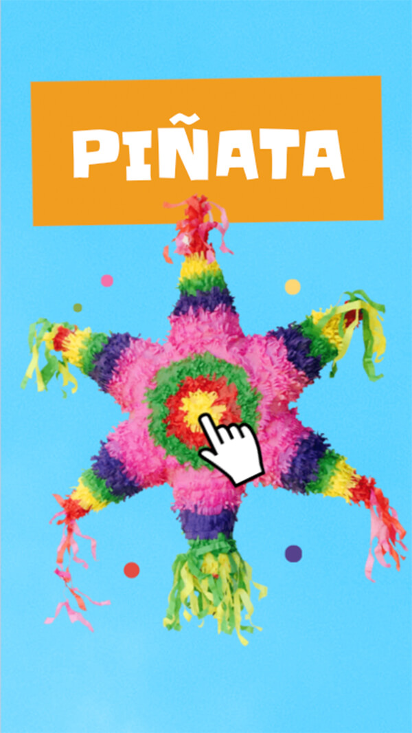 Plantilla interactiva Piñata