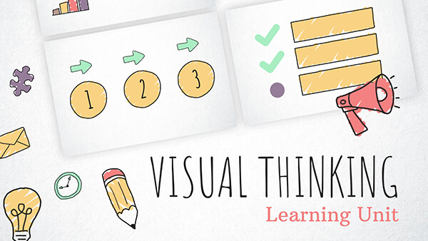 Interaktive Vorlage „Visual thinking lernmodul“