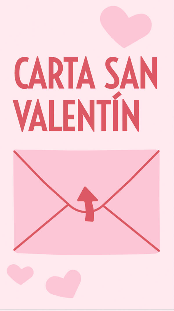 Interactive Carta san valentín template