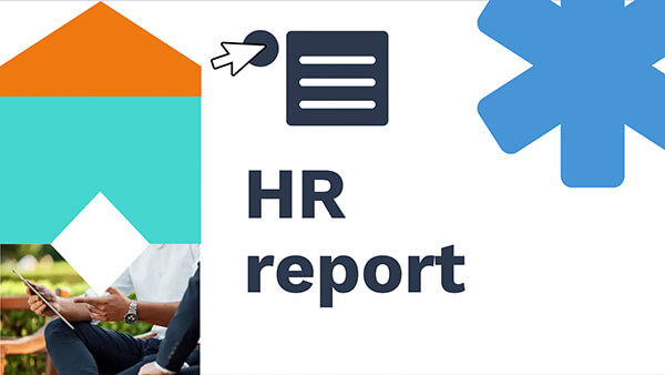 Interactive Report human resources template