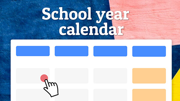 Calendario anno scolastico