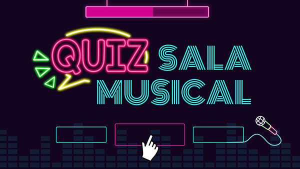 Interactive Quiz sala musical template