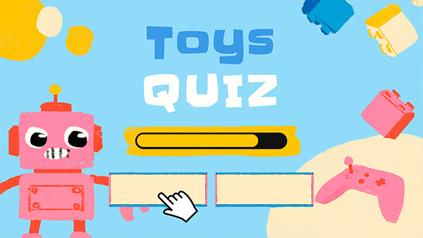 Interactive Toys quiz template