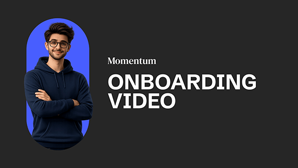 Momentum : vidéo d’onboarding