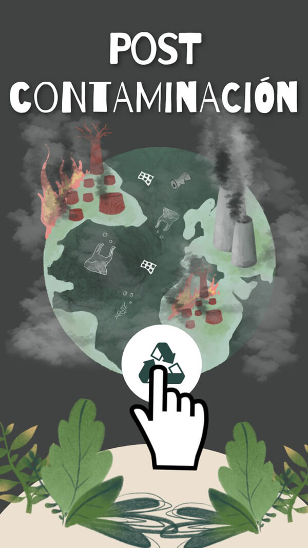 Plantilla interactiva Post contaminación