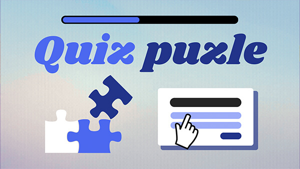 Interactive Quiz puzle template